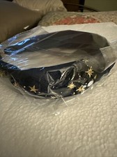 Stylish Navy Blue Headband With Gold Stars