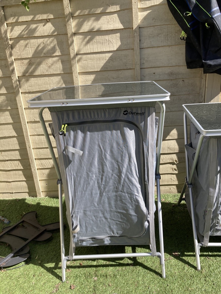 Outwell Domingo Portable Camping Cupboard Wardrobe Tallboy 60 x 50 x 95