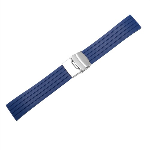 Silicone Watch Strap 16 18 20 22 24mm Waterproof Soft Rubber Band Quick Release - Picture 24 of 63
