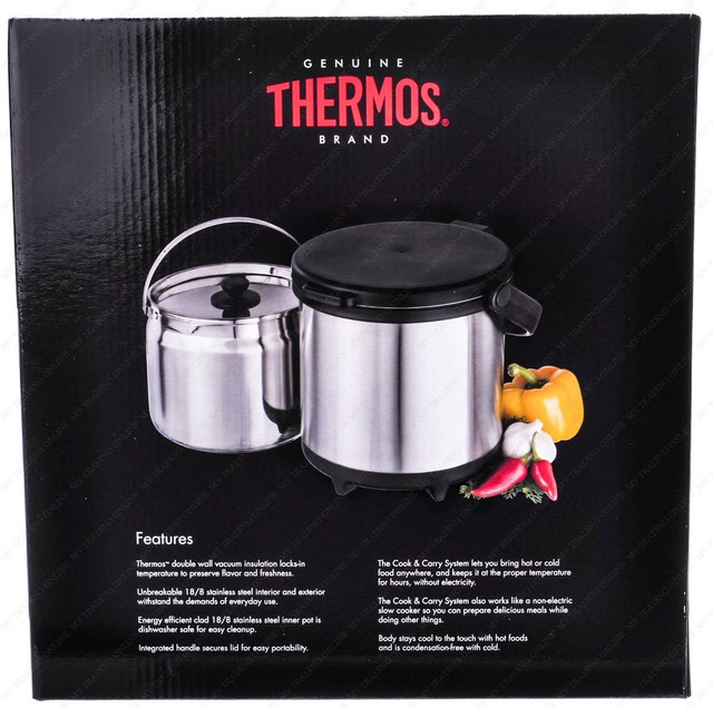 Thermos Cc4500s Stainless Steel Cook and Carry Thermal Cooking Pot 4.5