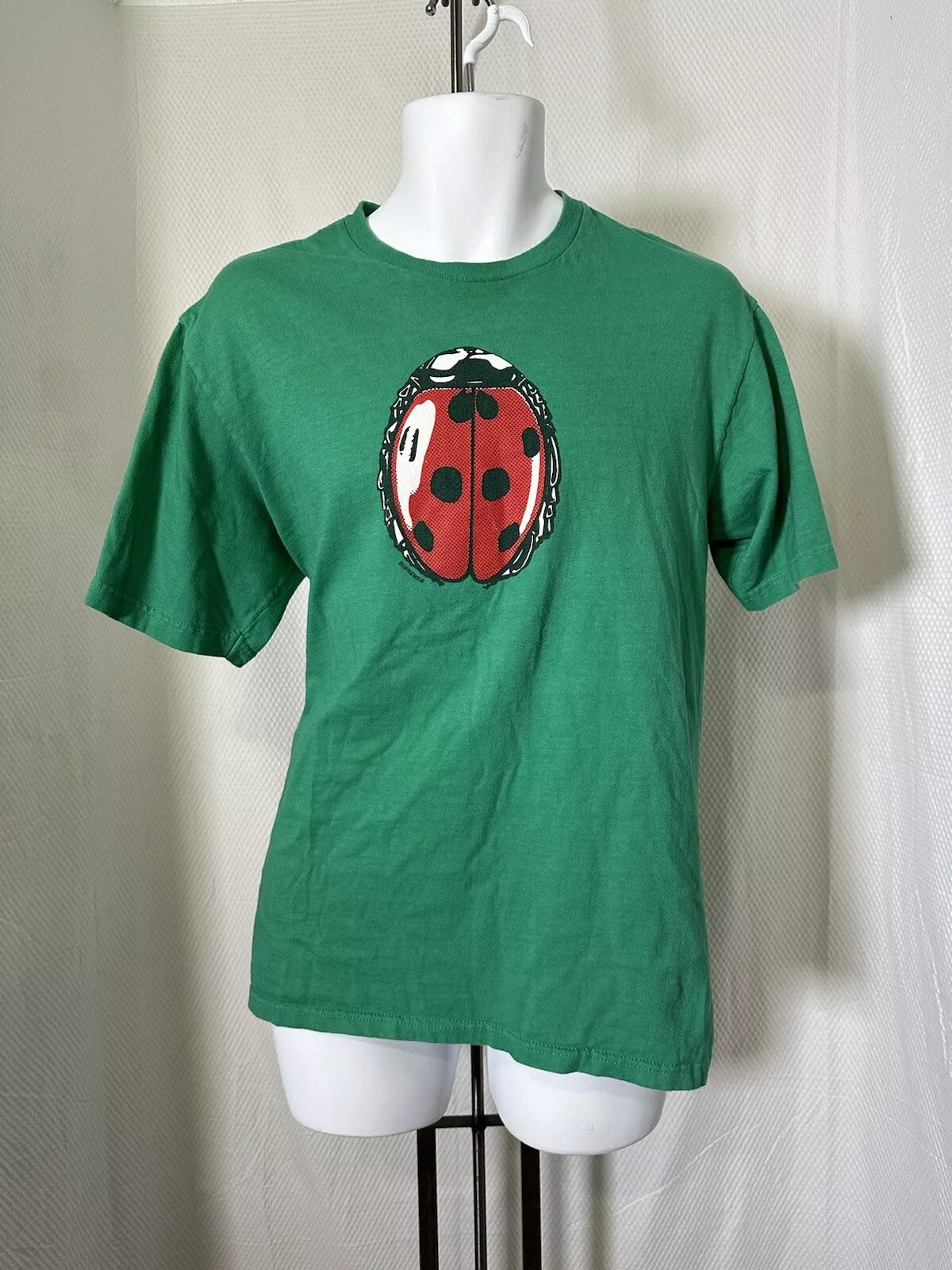 T shirt homme moyen Supreme Ladybug vert SS18
