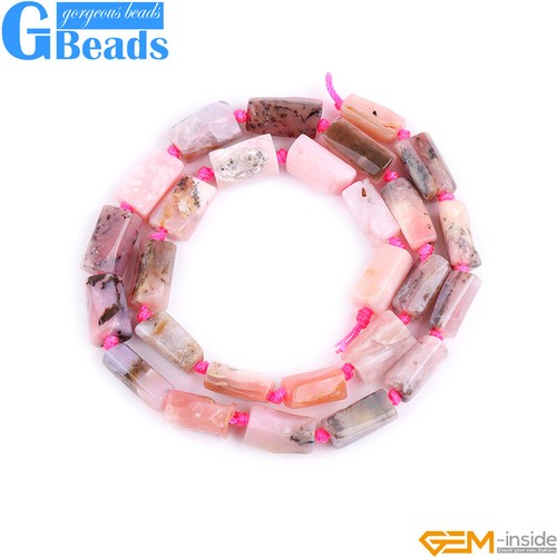 Natural Assorted Gemstone Faceted Tube Column Beads for Jewelry Making 8x12mm - Picture 57 of 192