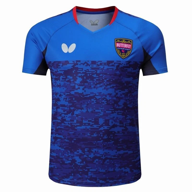 Adult Kid Butterfly Sports Short Sleeve Tops Tennis Clothes Badminton Wear T - Image 4 of 4