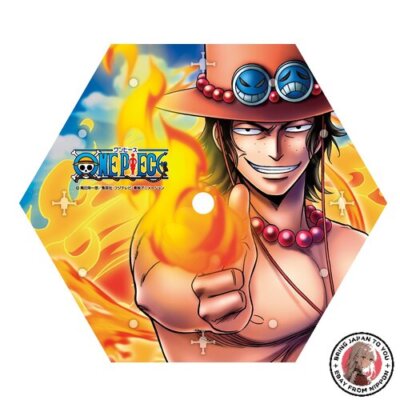 NEW 82ピース ジグソークロックミニ ONE PIECE 火拳のエース from