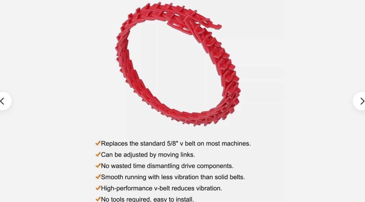 Industrial Drive V-belts 5/8