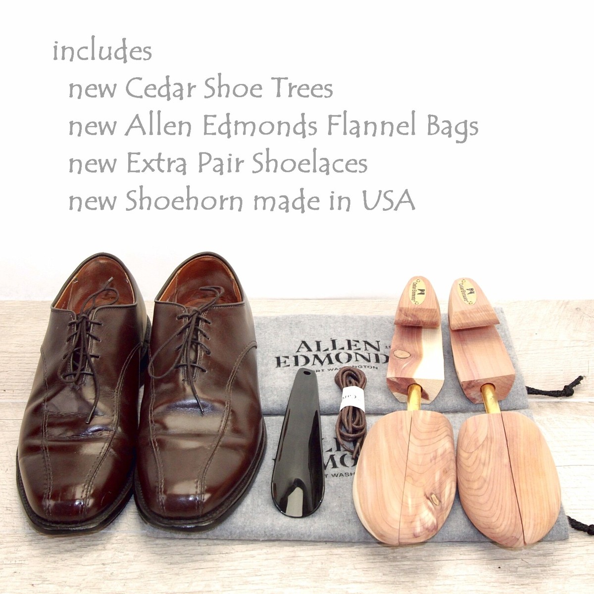 Allen Edmonds BOCA RATON 8 E Walnut * add $15 new Cedar Trees Allen Edmonds Men main image 2