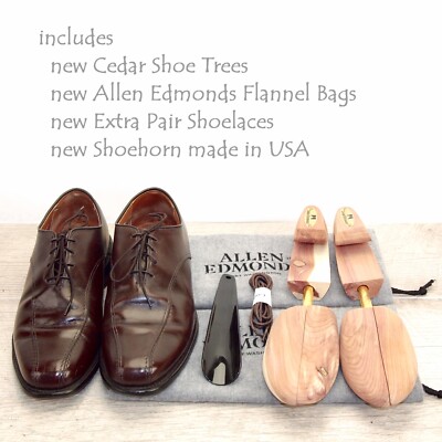 Allen Edmonds SAXON 8 D Brown * includes new Cedar Trees AE  display picture 3