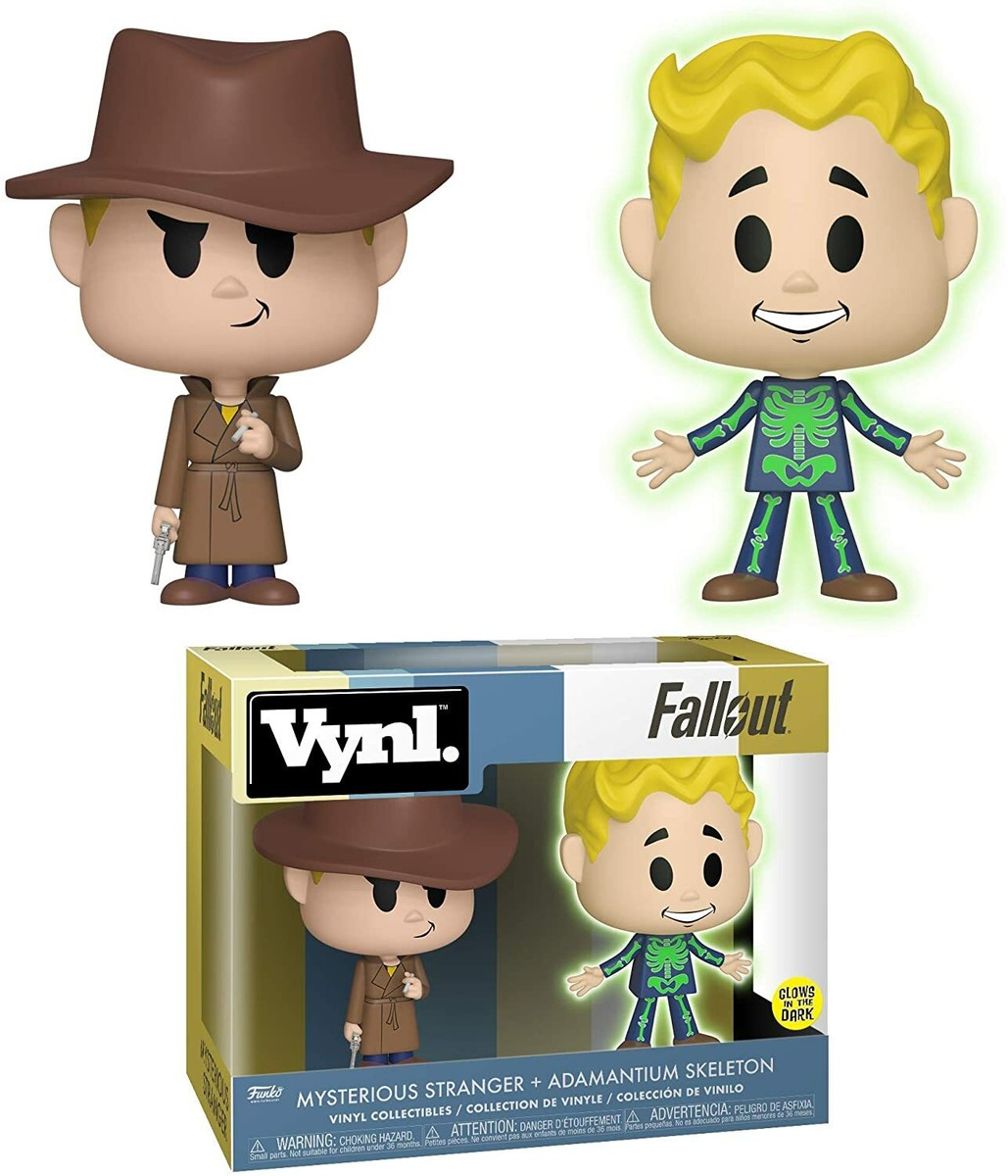 Funko VYNL Fallout Mysterious Stranger and Adamantium Skeleton