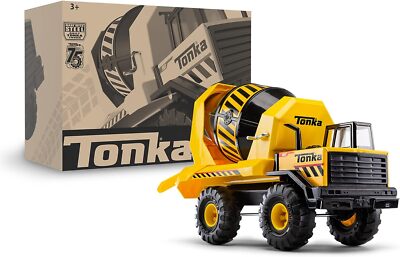 Tonka 6098 Steel Classics Mighty Zementmischer, Kinder Konstruktionsspielzeug für Jungen a