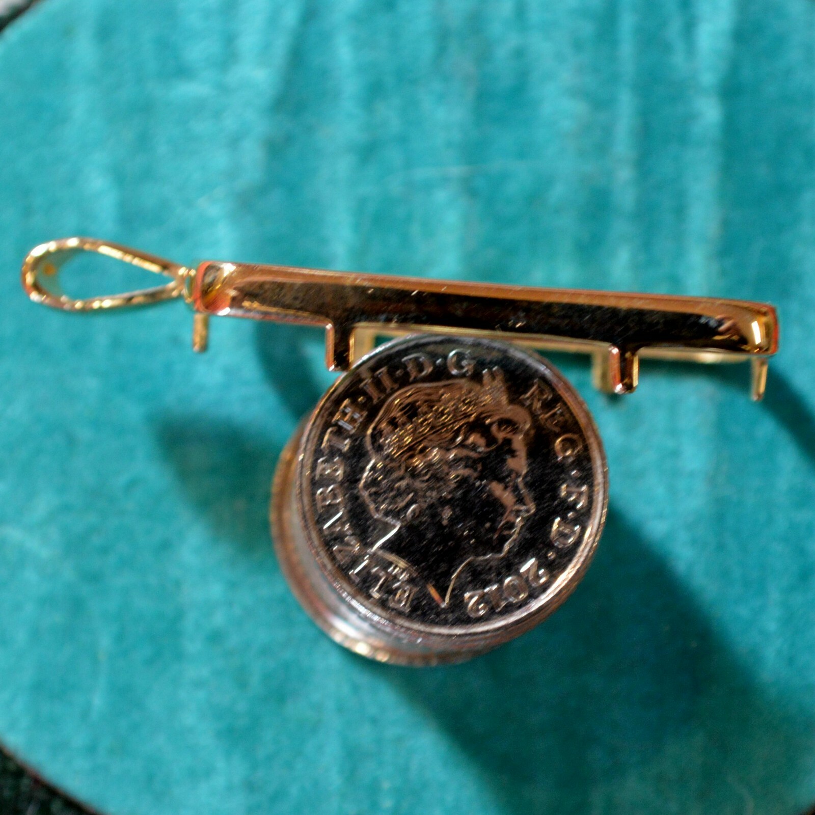 9ct gold New bullion bar pendant with 20g fine gold ingot eBay