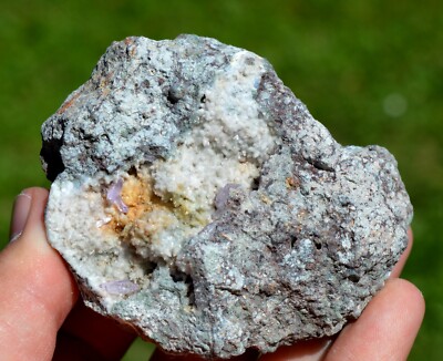 Amethyst & Calcite 270 grams - Osilo, Sassari Province, Sardinia, Italy