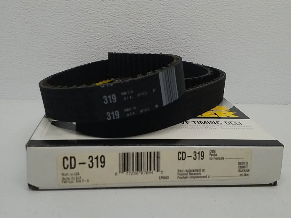 CD-319 Mileage Maker Automotive Engine Timing Belt Made In USA - Image 2 of 3