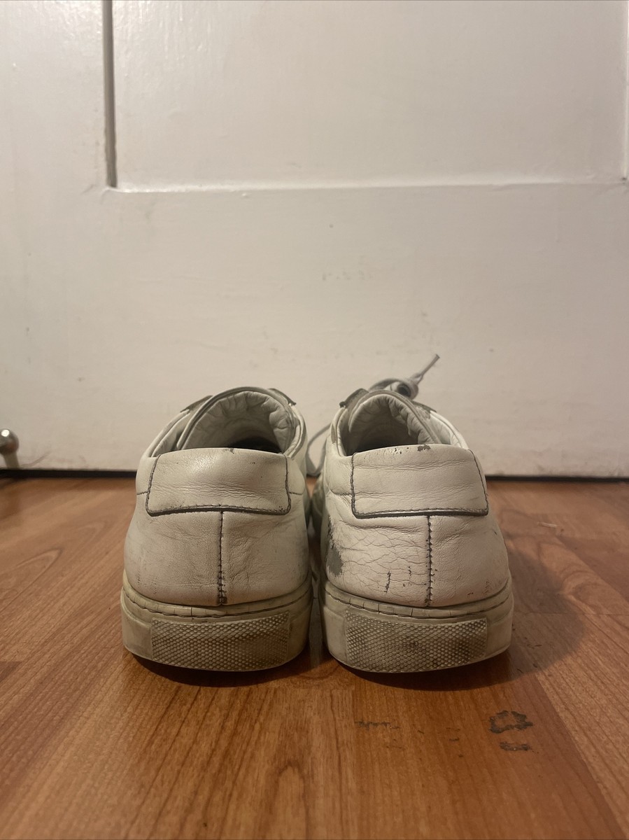 Common Projects Achilles Low 1528 White Leather Sneakers Common Projects Achilles Low 1528 White Leather Sneakers