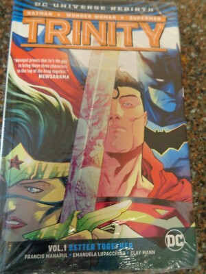 Trinity Vol. 1: Better Together DC Comics Rebirth (Sealed, New) Manapul