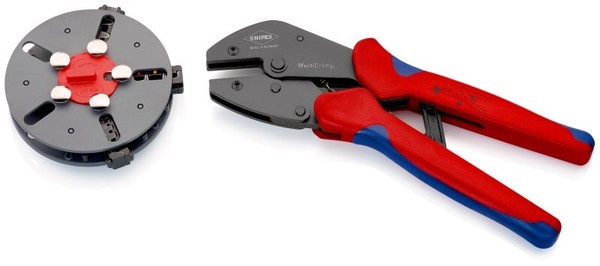 Knipex 97 33 01 Multicrimp® Crimpzange Mit Wechselmagazin Mit Mehrkomponenten-Hü-image