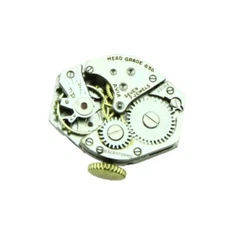 Mead Grade 630 7 Jewels Avia Watch Movement 6.75 x 8''' = 15.3 x 17.95 mm