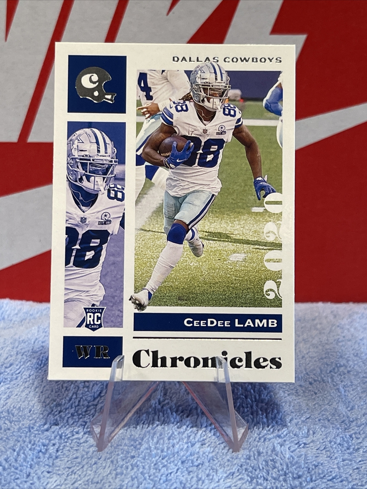 Ceedee Lamb SP RC 2020 Chronicles Football Rookie Card #25 Dallas Cowboys