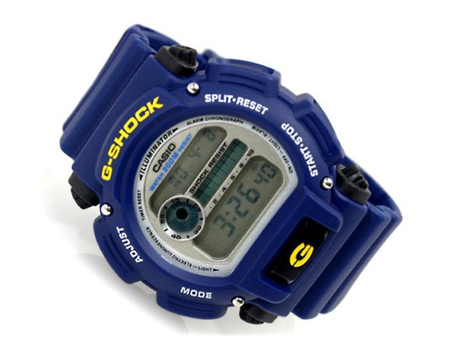 Casio G-Shock DW-9052-2V Blue Digital Mens Watch Illuminator Stopwatch