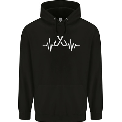 Pulse Fishing Lustiger Fischer EKG Kinder Kids Hoodie