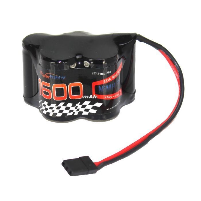 Power Hobby - 6V 1600mAh NiMH Hump Battery Pack w/ Hitec Con