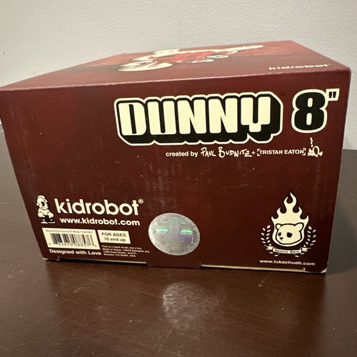 Kidrobot Blood & fuzz dunny 8in W/Decapitated Dunny Head By Luke Chueh Sealed - Picture 2 of 6