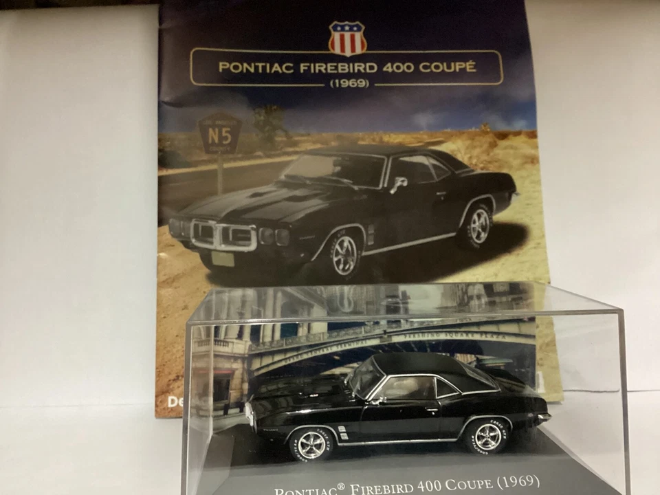 American cars PONTIAC FIREBIRD 400 COUPÉ 1969 , 1:43, die-cast, nuova in teca - Immagine 2 di 4