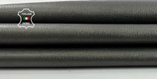 SMOG GREY ROUGH Soft Italian Goatskin Goat leather hides skins 3sqf 1.0mm #C4649