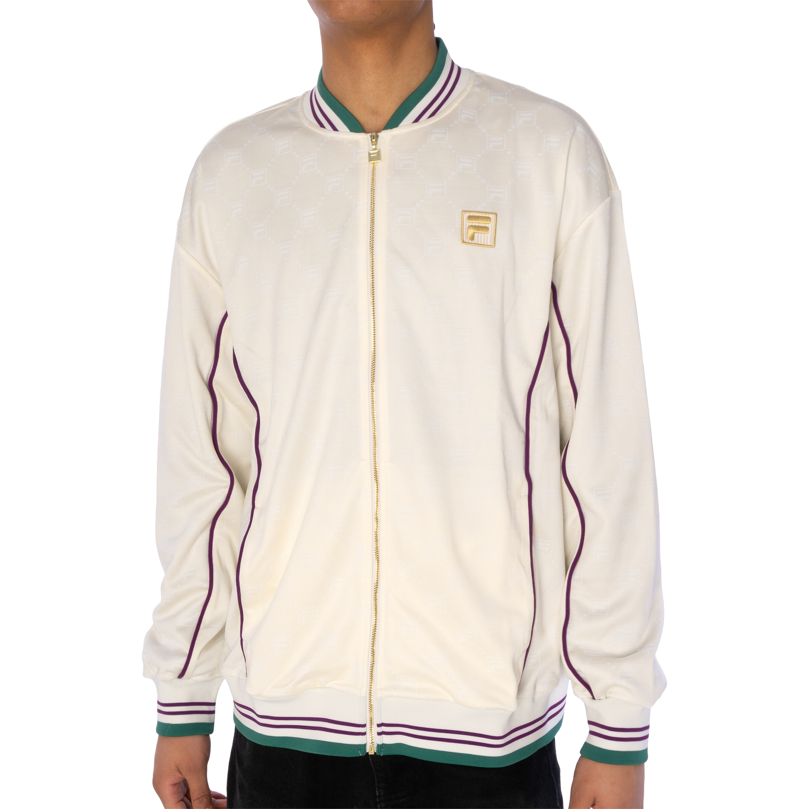 Fila Lierneux Giacca Uomo Sweatjacke Beige 47687