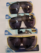 Batman Kids Sunglasses Sun-Staches 100 UV Protection, Impact Resistant LOT OF3