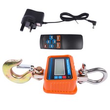 3T 3000KG Industrial Electronic Crane Scale Digital Weight W/ Remote Control