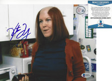 KATE FLANNERY SIGNED 'THE OFFICE' MEREDITH 8X10 PHOTO 1 ACTRESS BECKETT COA BAS