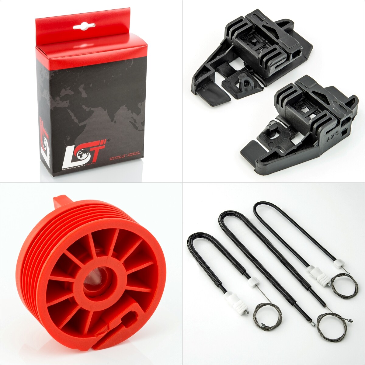 Window Regulator Repair Kit Front Right for Citroen Xsara Break Facelift 400595