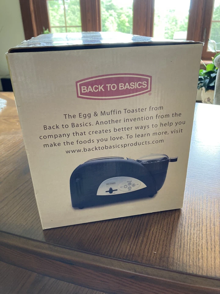 Back to Basics TEM500 Egg-and-Muffin 2-Slice Wide Slot Toaster and Egg Poacher - Image 3 of 4