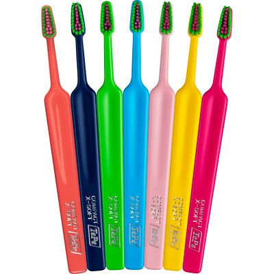 TePe Colour Compact Extra Soft Zahnbürste, 4er Pack