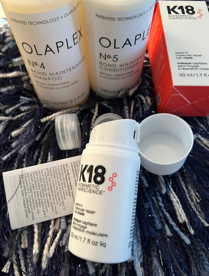 Olaplex No.4 Shampoo and NO.5-8.5oz+ K-18 Hair Mask Repair-NEW +SEALED-Free Ship - Image 3 of 4