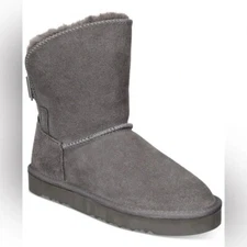 Style & Co. Women's Teeny Suede Cold Weather Boots Closed Toe Grey Size 9 Medium