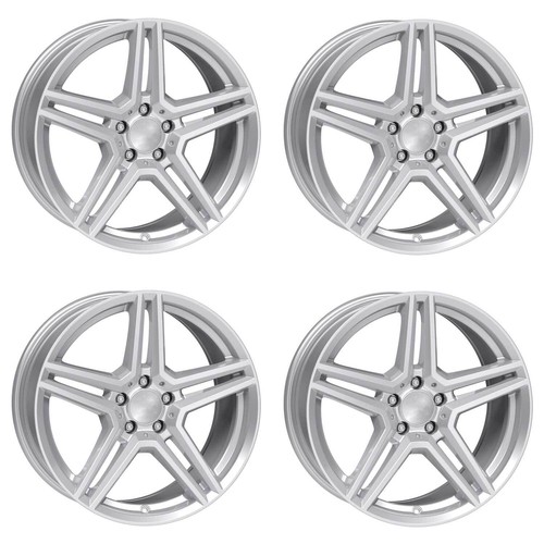 Lot De 4 Jantes ALLIAGE AUTEC MERCADOR 19 Pouces - 8.0x19, 5x112, ET38 - Couleur Titansilber - Pour Mercedes (E, GLC, S...)