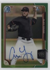 2015 Bowman Draft Chrome Pick Green Refractor 70/99 Alex Young #BCA-AY Auto k2j