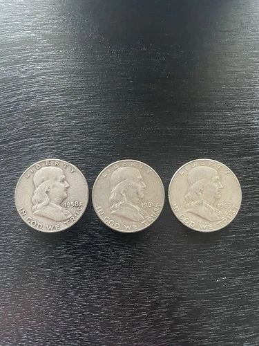 Franklin Half Dollar Silver Business Strike 1958-1963