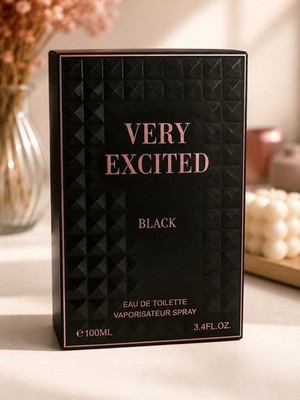 Very Excited Black Eau de Toilette Fragrance Spray 3.4 fl oz / 100 mL