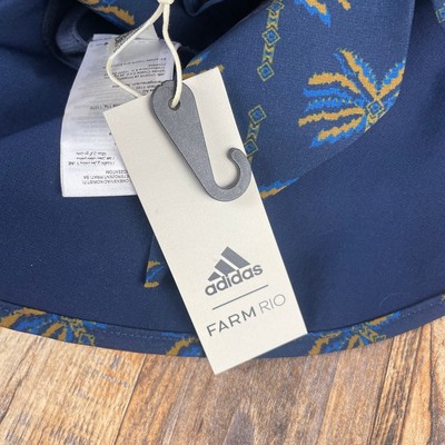 Adidas X Farm Unisex OSFM Blue Green White Polyester Spandex  display picture 2