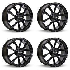 Set Of 4 20 Gloss Black Alloy Wheels Rims For Honda 5x114.3 Bxm1 Flow Formed Oe