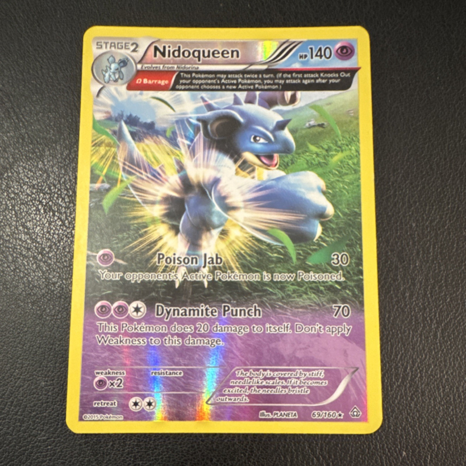 Nidoqueen 69/160 XY Primal Clash Rare [Reverse Holo]