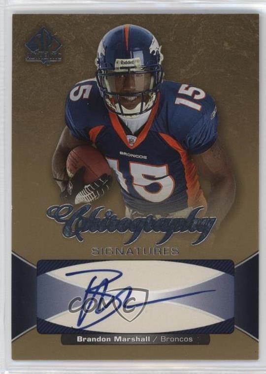 Brandon Marshall SP Authentic Chirography Signatures #CHBM Base