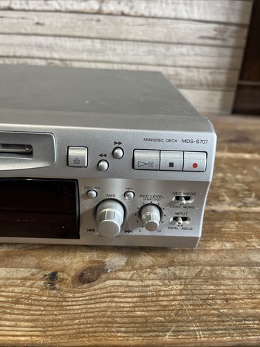 SONY MINI DISC DECK MODEL MDS-S707 SEPARATE - Working Unit Only - Picture 5 of 10