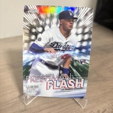 2020 Topps Chrome - #FF-12 Gavin Lux Freshman Flash - Rookie Insert Card (RC). rookie card picture