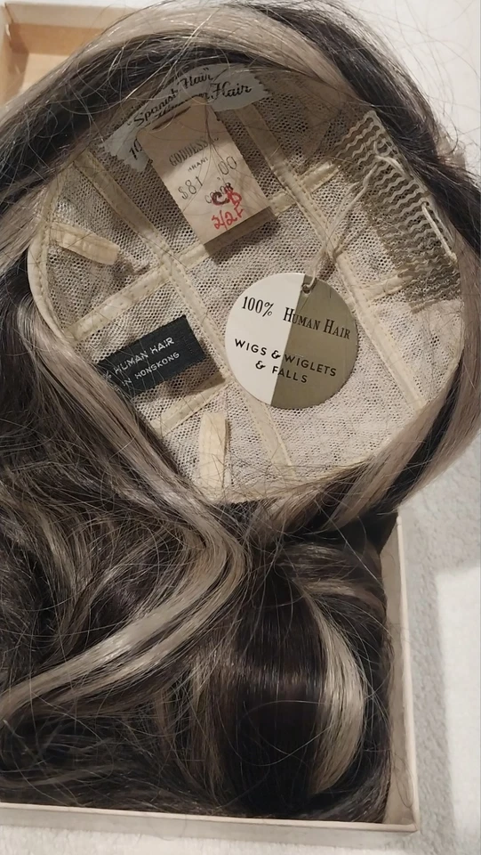 Perucas vintage 100% cabelo humano peça feita na Coreia Deusa '15'  - Imagem 4 de 4