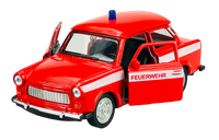 Welly Trabant 601 Feuerwehr 1:34 Die Cast Metal Model Neu Im Kasten