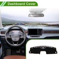 Dashboard-Abdeckung FüR Ford Maverick 22-25 Schwarz Braun