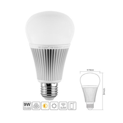 FUTD04 FUT012 RGB + CCT 9W LED Glühbirne DMX - Milight - DMX512